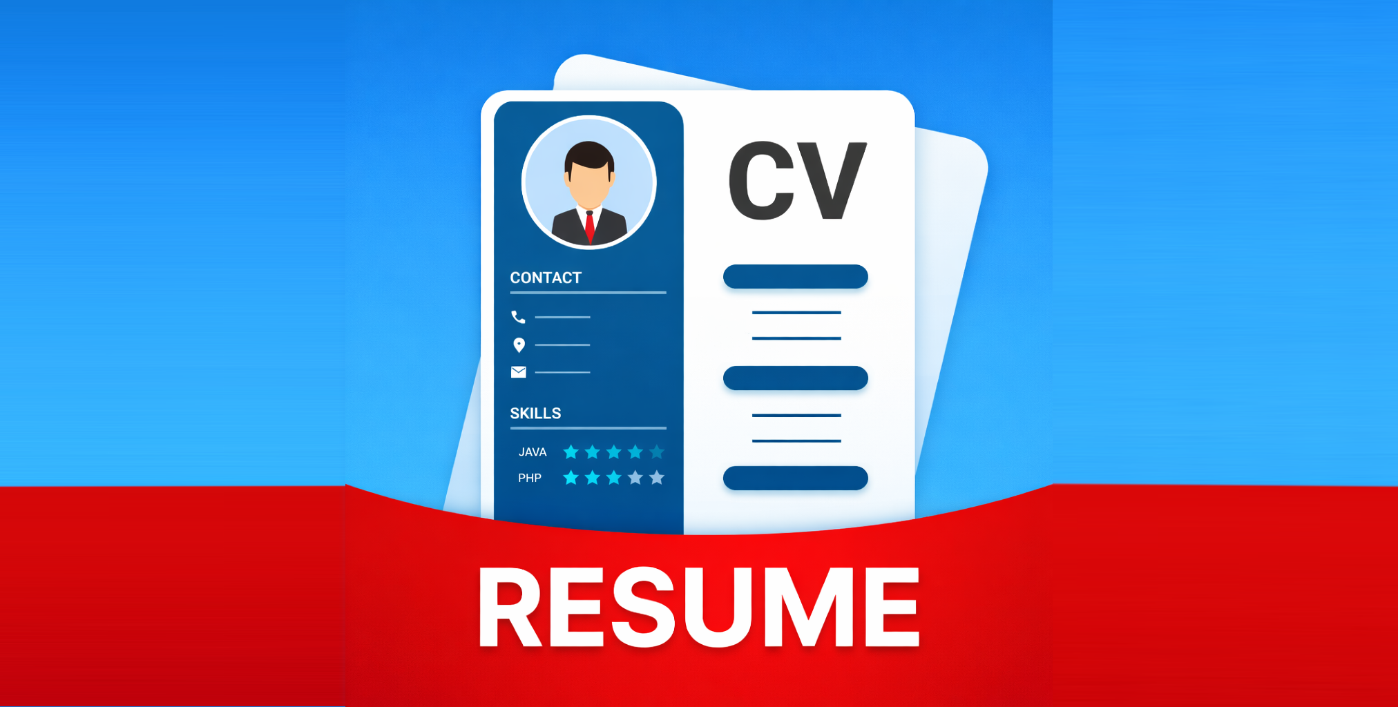 Resume Builder app preview
